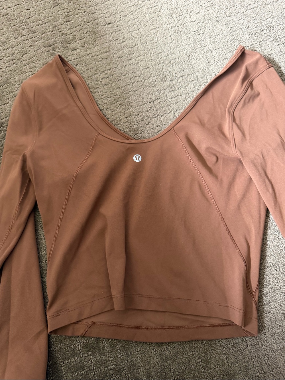 lululemon athletica Long Sleeve Align Top (Brown)